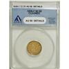 Image 1 : 1839-C $2 1/2 AU50 Details ANACS