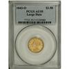 Image 3 : 1843-O $2 1/2 Large Date, Plain 4 AU55 PCGS