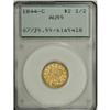 Image 3 : 1844-C $2 1/2 AU55 PCGS