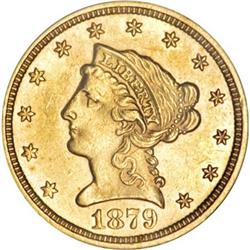 1879-S $2 1/2 MS61 NGC