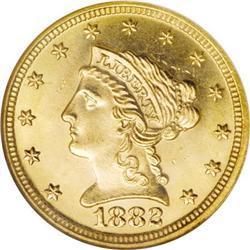 1882 $2 1/2 MS65 NGC