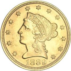 1889 $2 1/2 MS65 PCGS