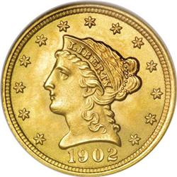 1902 $2 1/2 MS66 NGC