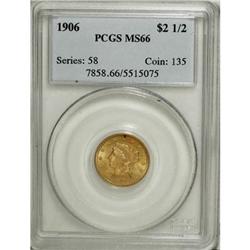 1906 $2 1/2 MS66 PCGS