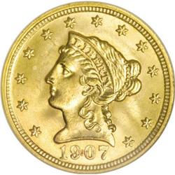 1907 $2 1/2 MS66 NGC