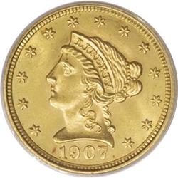 1907 $2 1/2 MS67 PCGS