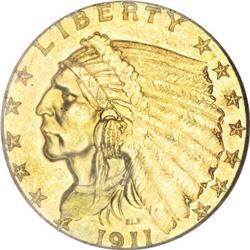 1911 $2 1/2 MS65 PCGS