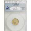 Image 3 : 1911-D $2 1/2 AU58 Details ANACS