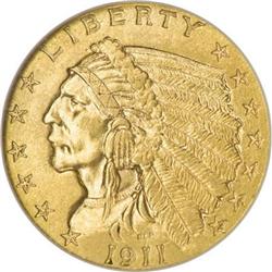 1911-D $2 1/2 MS61 NGC