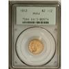 Image 3 : 1912 $2 1/2 MS64 PCGS