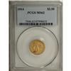 Image 1 : 1914 $2 1/2 MS62 PCGS