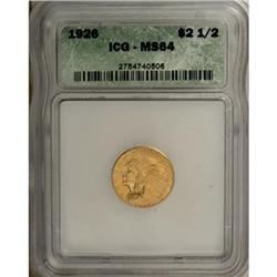 1926 $2 1/2 MS64 ICG