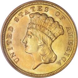 1854 $3 MS64 PCGS