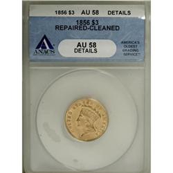 1856 $3 AU58 Details ANACS