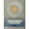 Image 2 : 1856 $3 AU58 Details ANACS
