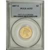 Image 3 : 1857-S $3 AU53 PCGS