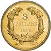 Image 2 : 1861 $3 MS63 PCGS