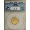 1862 $3 AU55 Details ANACS
