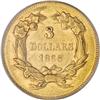 Image 2 : 1866 $3 AU53 PCGS