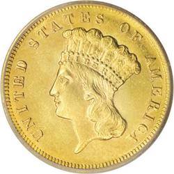 1870 $3 MS61 ICG
