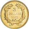 Image 2 : 1871 $3 AU55 PCGS