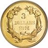 Image 2 : 1874 $3 AU58 PCGS