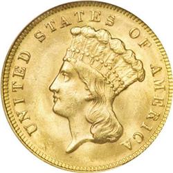 1878 $3 MS60 Details ANACS