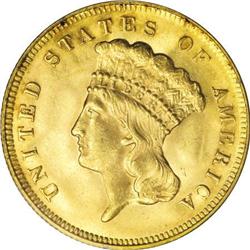 1878 $3 MS63 PCGS