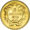 Image 2 : 1878 $3 MS63 PCGS