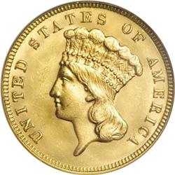1888 $3 MS64 NGC