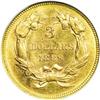 Image 2 : 1889 $3 MS63 NGC