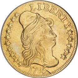 1795 $5 Small Eagle XF Details ANACS