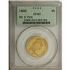 Image 3 : 1806 $5 Round Top 6, 7x6 Stars XF40 PCGS