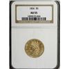 Image 1 : 1836 $5 AU55 NGC