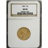 Image 1 : 1837 $5 AU50 NGC