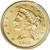 Image 1 : 1840-C $5 AU50 PCGS