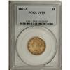Image 1 : 1867-S $5 VF25 PCGS