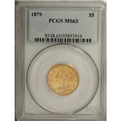 1879 $5 MS63 PCGS
