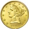 Image 1 : 1892-CC $5 MS63 PCGS