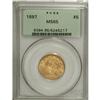 Image 3 : 1897 $5 MS65 PCGS
