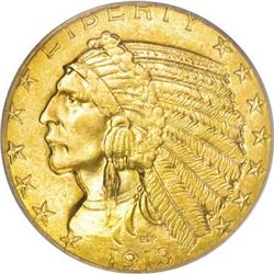 1913 $5 MS64 PCGS