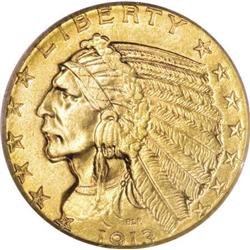 1913 $5 MS64 PCGS