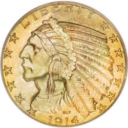 1914-D $5 MS64 PCGS