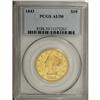 Image 1 : 1843 $10 AU50 PCGS