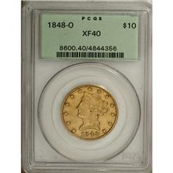 1848-O $10 XF40 PCGS