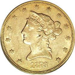 1873-S $10 XF45 PCGS