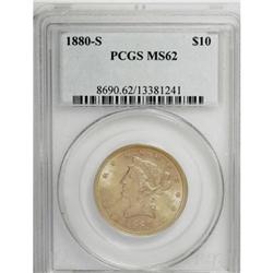 1880-S $10 MS62 PCGS