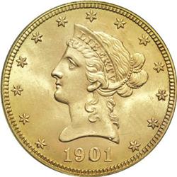 1901-O $10 MS64 PCGS