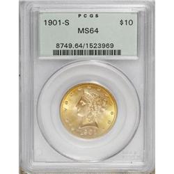 1901-S $10 MS64 PCGS