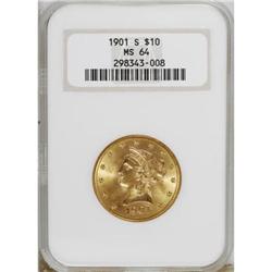 1901-S $10 MS64 NGC